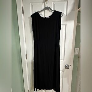 White House Black Market Classic Black Maxi Dress